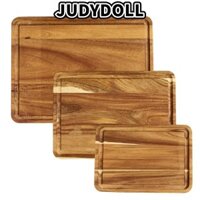 Khối cắt gỗ nguyên khối JUDYDOLL, Thớt dày bằng gỗ, Thớt rau chống mài mòn bền bỉ Cắt thịt trái cây