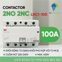 Khởi động từ 1 pha 100A 2NO 2NC LNC1-100 - Contactor chuyển đổi nguồn điện nhanh chóng, ổn định
