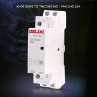 Khởi động từ 1 pha 25A, 2 cổng thường đóng 2NC hoặc 2 cổng thường mở 2NO (contactor)