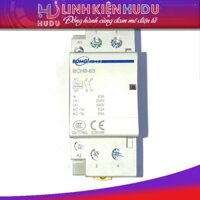 Khởi động từ 1 pha 63A 220V Bomgi BCH8-63 Khởi từ contactor 63A 1 pha cao cấp