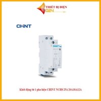 Khởi động từ 1 pha CHINT NCH8 25A/220 contactor kết hợp công tắc điều khiển từ xa công tắc hẹn