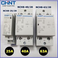 Khởi động từ 1 pha CHINT NCH8-25/20 NCH8-40/20 NCH8-63/20 25A 40A 63A 220V