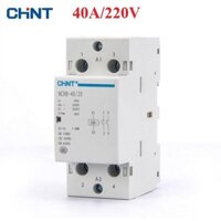 Khởi động từ 1 pha công suất lớn CHINT NCH8 40A & 63A/220V (Trắng)