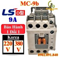 Khởi động từ 3 pha 9A LS 220V/AC 380V/AC, contactor 3P coil 220V 380V 4kw 1NO 1NC series MC-9b