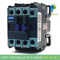 Khởi động từ 3P 9A 220VAC CHINT NXC-09 1NO+ 1NC AC-3 chuyên dụng điều khiển động cơ