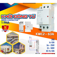 Khởi Động Từ, Contactor 1 Pha 63A - KWC2-63A - Kawasan