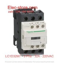 Khởi Động Từ Schneider LC1D32 - Contactor Schneider LC1D32M7 - Khởi 3 Pha 32A 220VAC