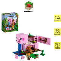 [KHỐI GẠCH] Nhân vật game MINECRAFT THE PIG HOUSE, 490+ PCS,Trang trí, sưu tầm, quà tặng, bản đẹp [full box]