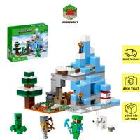 [KHỐI GẠCH] Nhân vật game MINECRAFT THE FROZEN PEAK, 304+ PCS,Trang trí, Sưu tầm, Trí tuệ, Trung bày, Quà tặng