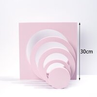 Khối Hinh Học Trang Trí Chụp Ảnh Set  Màu Hồng