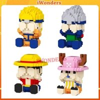 Khối nano Nhân Vật Trong Phim Hoạt Hình naruto Đồ Chơi Nhân Vật luffy tony chopper Trong one piece