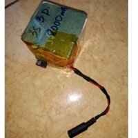 Khối pin 12v6- 3s3p 8000mA, pin japan, dùng cho loa kéo, camera, wifi ....