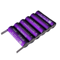 Khối pin 1S 3,7v / 4.2v TIANL VN Dung lượng cao 13200mah, Đóng sẵn khối cho ae độ sạc dự phòng, chạy loa, đèn... - Limo