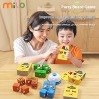 Khối Rubik đổi mặt Có chuông Bạn khóc, Tôi cười xếp hình Trẻ em khuôn mặt cười Khối xây dựng tương tác giữa cha mẹ và con cái