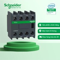 Khối tiếp điểm phụ LADN40 Schneider - TeSys - 4NO - Terminal kẹp vít