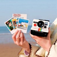 Khối xây dựng 21345 Máy ảnh retro Polaroid SX70, mô hình khối xây dựng, quà tặng cho bé trai và bé gái