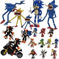 Khối xây dựng âm thanh Shin Sonic Băng biến thể mô hình đồ chơi lắp ráp sáng tạo