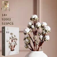 khối xây dựng bông bó hoa vĩnh cửu Đồ chơi lắp ráp đồ trang trí khối xây dựng quà tặng cô gái lắp ráp mô hình