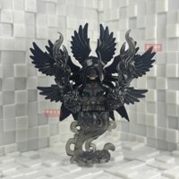 Khối xây dựng cổ xưa, mô hình chiến binh bộ tộc tối, cơ thể bóng MOC, phụ kiện hạt nhỏ, đồ chơi lắp ráp quà tặng