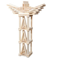Khối xây dựng gỗ sáng tạo Khối xây dựng Archimedes Đồ chơi giáo dục cho trẻ em mẫu giáo và trẻ sơ sinh