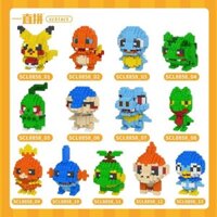 Khối Xây Dựng Hình Pokemon Pikachu Fireball Chuột Đồ Chơi Quà Tặng 3.28