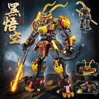 Khối Xây Dựng Huyền Thoại Đen Son Goku Mecha Mẫu Đồ Trang Trí Bé Trai Giáo Dục Lắp Ráp Đồ Chơi Trẻ Em Quà Tặng
