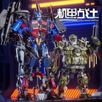 Khối xây dựng K Box Cấp A Optimus Prime Robot ô tô Transformers đồ chơi giáo dục cho trẻ em