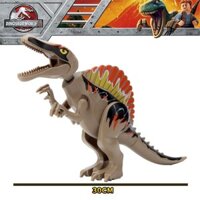 Khối xây dựng khủng long cỡ lớn – Bộ đồ chơi Brachiosaurus, Therizinosaur, Giganotosaurus, Tyrannosaurus, Velociraptor, Spinosaurus và Baryonyx dành cho trẻ em và người sưu tập