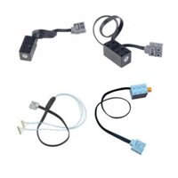 Khối xây dựng lắp ráp hạt nhỏ Moc Động cơ Mini 1 với 8 đèn Bộ dụng cụ hỗ trợ giảng dạy công nghệ