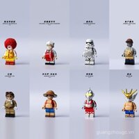 Khối xây dựng lắp ráp mới tương thích trong nước, nhân vật Fat Gundam, Stormtrooper, Zombie, Ultraman, đồ chơi gundam
