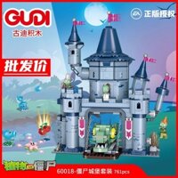 Khối xây dựng Lâu đài Zombie 60018 Plants vs Zombie Boy Đồ chơi lắp ráp Lego tương thích