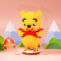[Khối xây dựng Lego] [Khối nhỏ] [Đồ chơi] [Ống hút] [Sáng tạo] Các hạt nhỏ nhỏ nhỏ tương thích với Lego Disney Winnie the Pooh Đồ chơi khối DIY Quà tặng bạn gái thủ công