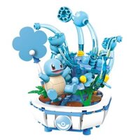 Khối xây dựng Lego tương thích Khối xây dựng Pokémon Pokémon Rùa Pokemon Lắp ráp cây trồng trong chậu Đồ chơi trẻ em20240919