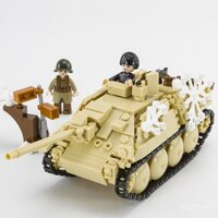 Khối xây dựng Little Luban mới, xe tăng Chaser, xe tăng phá hủy T34/76 tự hành của Liên Xô, xe bọc thép có hỏa lực nặng, lắp ráp EU3X