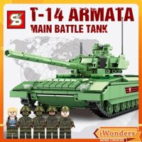 Khối Xây Dựng M1A2 Main Battle Tank Loại 10 Xe Quân Sự Lego Gạch Mô Hình Người Lớn Trẻ Em DIY Bé Trai Bạn Trai Đồ Chơi Quà Tặng