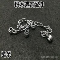 Khối xây dựng mô hình cảnh quan mới của bên thứ ba, phụ kiện cảnh quân đội, dây nhựa MOC, lắp ráp các hạt nhỏ, đồ chơi giáo dục