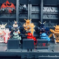 Khối xây dựng mô hình Captain Zaku Mecha của Gundam, đồ chơi lắp ráp bên thứ ba, túi mù, hộp mù, trang trí bàn làm việc 8