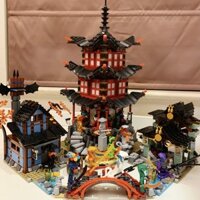 Khối xây dựng Ninja Phantom của ngôi làng Ninjago, tương thích với Lego, đồ chơi giáo dục lắp ráp hạt nhỏ, quà tặng cho bé trai