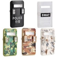 Khối xây dựng quân sự chống nổ cảnh sát, mô hình lực lượng đặc biệt, lá chắn chống nổ SWAT, đồ chơi lắp ráp vũ khí lá chắn ngụy trang