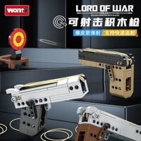 Khối xây dựng súng có thể phóng mô hình vũ khí lắp ráp súng lục