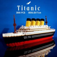 Khối Xây Dựng Titanic Đồ Chơi Lắp Ráp Khổng Lồ Bé Trai Và Bé Gái Xếp Hình Tàu Du Lịch Mô Hình Quà Tặng Ngày Lễ Tình Nhân, Đồ Chơi Cho Trẻ Em