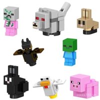 Khối xây dựng tương thích, mô hình nhỏ, zombie Minecraft, em bé, linh hồn độc ác, hang động nhện, đồ chơi giáo dục cho trẻ em