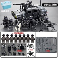 Khối xây dựng tương thích, khối xây dựng quân đội, mô hình đội SWAT, mô hình cảnh sát đặc biệt, đồ chơi giáo dục lắp ráp cho trẻ em