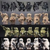 Khối xây dựng tương thích, nhân vật quân đội, ngụy trang, lực lượng đặc biệt, đội tấn công sói ma, khối xây dựng giáo dục phong cách cho trẻ em