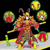 Khối Xây Dựng Vua Khỉ Đen Goku Khỉ Vua Hành Trình Đến Phương Tây Mecha Lắp Ráp Đồ Chơi Cậu Bé Tương Thích Lego Quốc Gia Hợp Thời Trang Quà Tặng Năm Mới 12.31