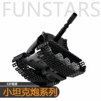 Khối Xây Dựng Xe Tăng Pháo Xoay Theo Dõi Robot Pháo Xoay Công Nghệ Mini Bộ Giáo Dục Khoa Học Tương Thích Với Lego 0108