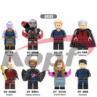 Khối xây dựng Xinhong mô hình X0193 Avengers 3 Black Panther X871-878 Iron Man Thanos mô hình lắp ráp đồ chơi giáo dục