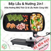 [KhoNCC] Bếp Lẩu Nướng 2 Trong 1 - BBQ Tại Gia Thiệt Là Đã Ngon Bổ Rẻ - NDHS-4904-BepLauNuong