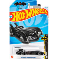 Không. 137 BATMOBILE Batman Vàng đậm Mattel Hot Wheels Hợp kim Xe thể thao nhỏ