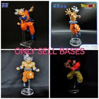 【Không bán model】Chân Đế Mô Hình Dragon Ball GOKU Siêu tóc bạc Bằng Acrylic Trong Suốt